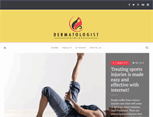 Tablet Screenshot of dermatologistskincare.com